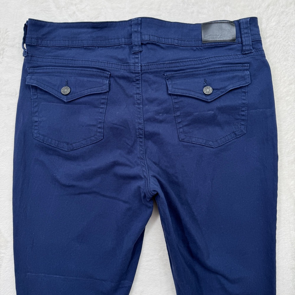 Seven7 Navy Skinny Pants - Picture 9 of 13
